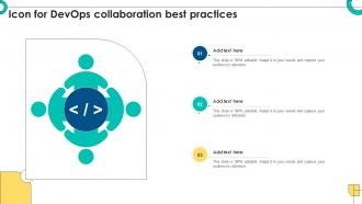 Icon For Devops Collaboration Best Practices