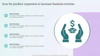 Icon For Product Expansion To Increase Business Revenue