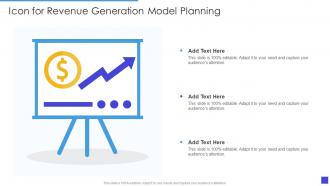 Icon For Revenue Generation Model Planning