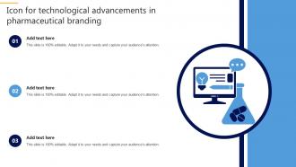Icon For Technological Advancements In Pharmaceutical Branding