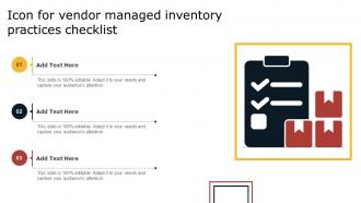 Icon For Vendor Managed Inventory Practices Checklist