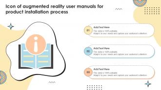 Icon Of Augmented Reality User Manuals For Product Installation Process