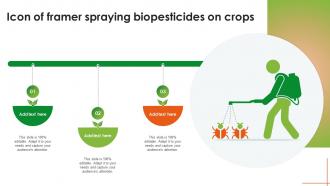 Icon Of Framer Spraying Biopesticides On Crops