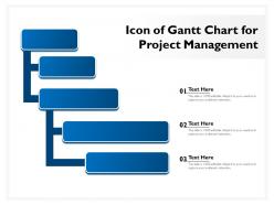 Icon of gantt chart for project management