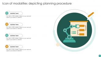 Icon Of Modalities Depicting Planning Procedure