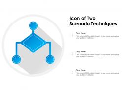 Icon of two scenario techniques