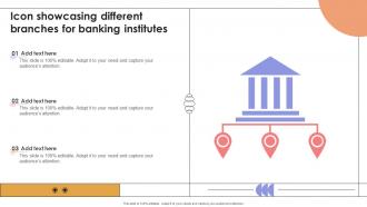 Icon Showcasing Different Branches For Banking Institutes
