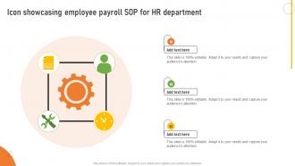 Icon Showcasing Employee Payroll Sop For HR Department