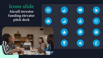 Icons Slide Aircall Investor Funding Elevator Pitch Deck