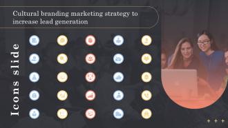 Icons Slide Cultural Branding Marketing Strategy To Increase Lead Generation
