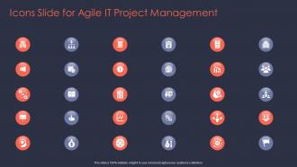 Icons slide for agile it project management ppt portrait