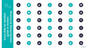 Icons Slide For Detailed Guide To Modern Manufacturing Technology TC SS
