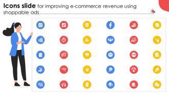 Icons Slide For Improving E Commerce Revenue Using Shoppable Ads