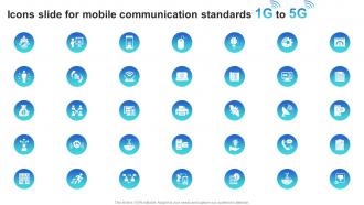 Icons Slide For Mobile Communication Standards 1g To 5g Ppt Slides Infographic Template