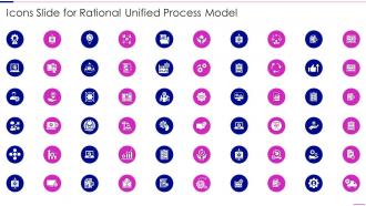 Icons Slide For Rational Unified Process Model