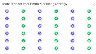 Icons slide for real estate marketing strategy ppt powerpoint presentation slides