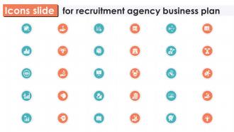 Icons Slide For Recruitment Agency Business Plan BP SS