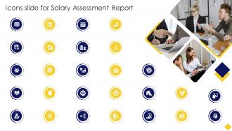 Icons Slide For Salary Assessment Report Ppt Slides Design Templates