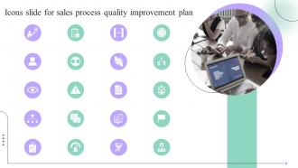 Icons Slide For Sales Process Quality Improvement Sales Process Quality Improvement Plan