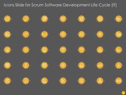 Icons slide for scrum software development life cycle it