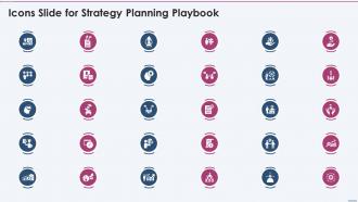 Icons Slide For Strategy Planning Playbook Ppt Guidelines Topics