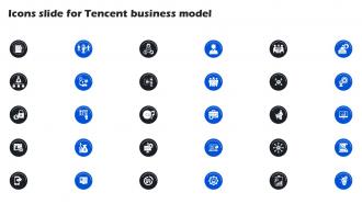 Icons Slide For Tencent Business Model BMC SS