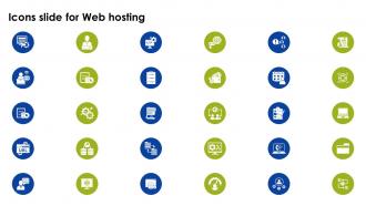 Icons Slide For Web Hosting