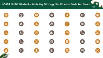 Icons Slide Starbucks Marketing Strategy The Ultimate Guide For Brands Ppt Slides Strategy SS V