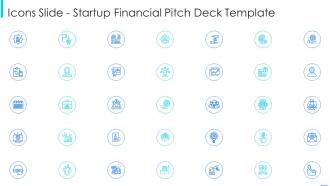 Icons slide startup financial pitch deck template
