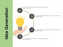 Idea generation knowledge k376 ppt powerpoint presentation icon master