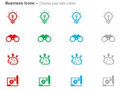 Idea market analysis brainstorming project ppt icons graphics