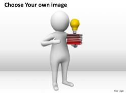 Idea to educate with books and bulb ppt graphics icons powerpoint