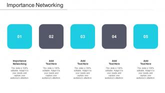 Importance Networking Ppt Powerpoint Presentation Styles Icons Cpb