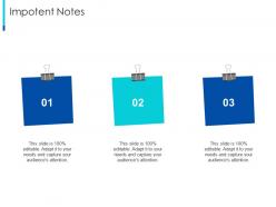 Impotent notes the pragmatic guide early business startup valuation ppt icon