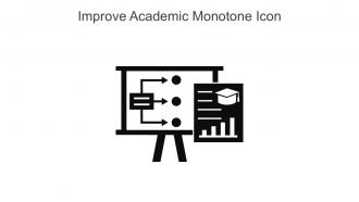Improve Academic Monotone Icon In Powerpoint Pptx Png And Editable Eps Format