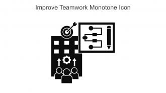 Improve Teamwork Monotone Icon In Powerpoint Pptx Png And Editable Eps Format