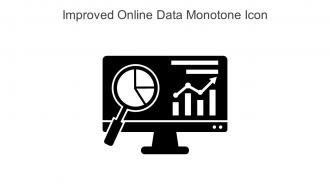 Improved Online Data Monotone Icon In Powerpoint Pptx Png And Editable Eps Format