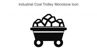 Industrial Coal Trolley Monotone Icon In Powerpoint Pptx Png And Editable Eps Format