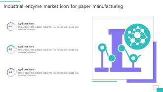 Industrial Enzyme Market Icon For Paper Manufacturing