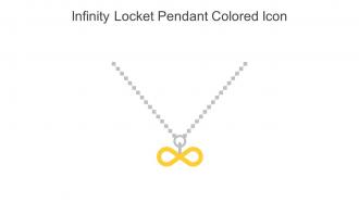 Infinity Locket Pendant Colored Icon In Powerpoint Pptx Png And Editable Eps Format