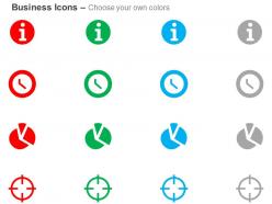 Information spot projects schedule data analyzing market targeting ppt icons graphics