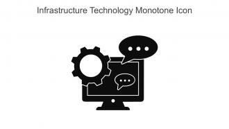 Infrastructure Technology Monotone Icon In Powerpoint Pptx Png And Editable Eps Format