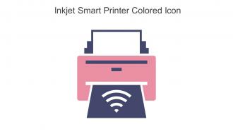 Inkjet Smart Printer Colored Icon In Powerpoint Pptx Png And Editable Eps Format