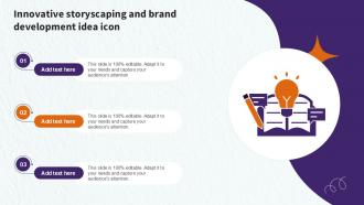 Innovative Storyscaping And Brand Development Idea Icon Ppt Sample