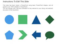 Input project reporting control output process transition flow with icons