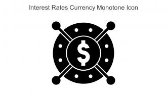 Interest Rates Currency Monotone Icon In Powerpoint Pptx Png And Editable Eps Format