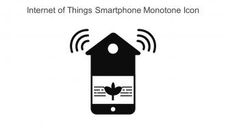 Internet Of Things Smartphone Monotone Icon In Powerpoint Pptx Png And Editable Eps Format
