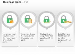 Internet security system techniques ppt icons graphics