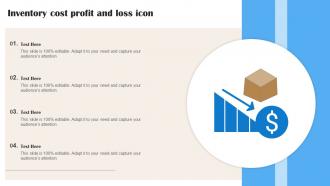 Inventory Cost Profit And Loss Icon