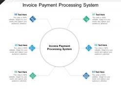 Invoice payment processing system ppt powerpoint presentation summary icons cpb